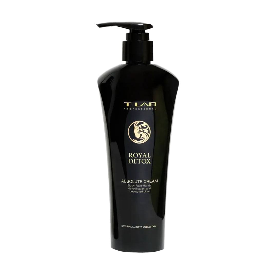 Крем для абсолютної детоксикації обличчя, рук і тіла T-Lab Professional Royal Detox Absolute Cream, 300 мл